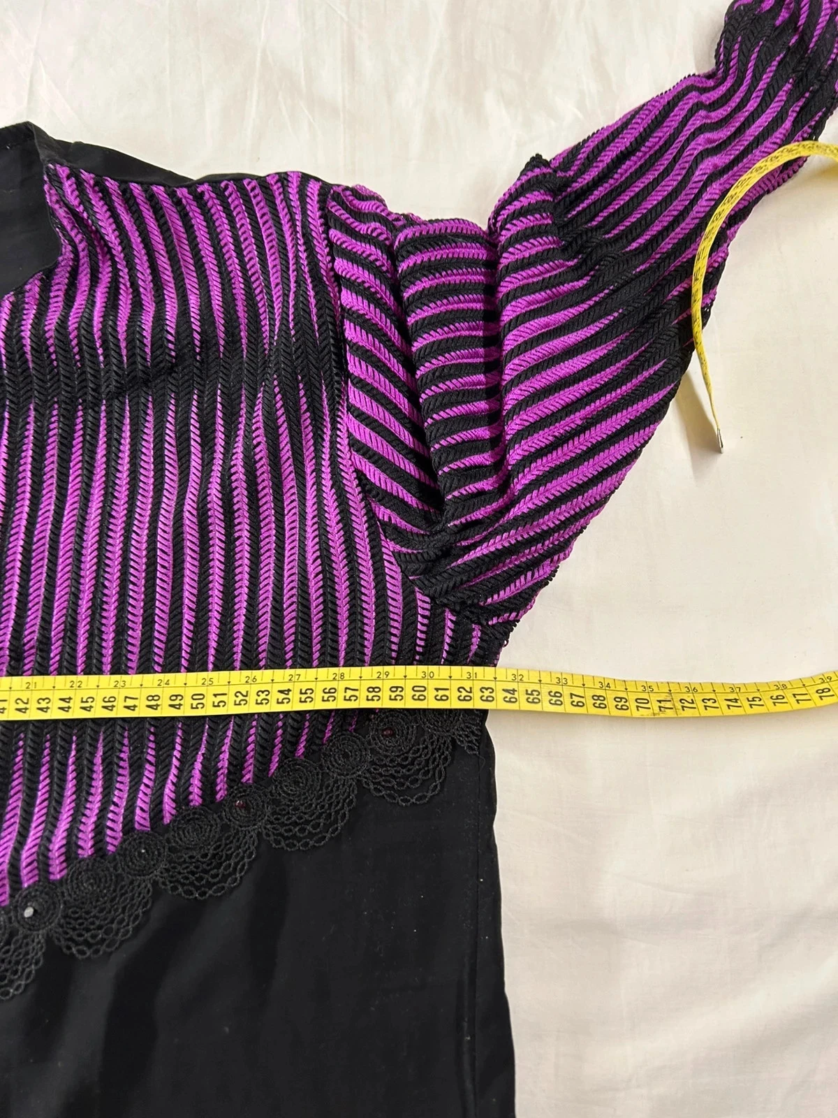 Zwarte lange traditionele jurk Violet Étoile d’Orient – photo 9